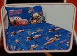 Disney Pixar Cars 3 Piece Twin Flannel Sheet Set
