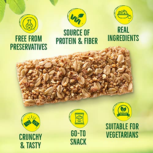 NATURE VALLEY ROASTED NUT CRUNCH GRANOLA BARS, ALMOND CRUNCH, 6 COUNT