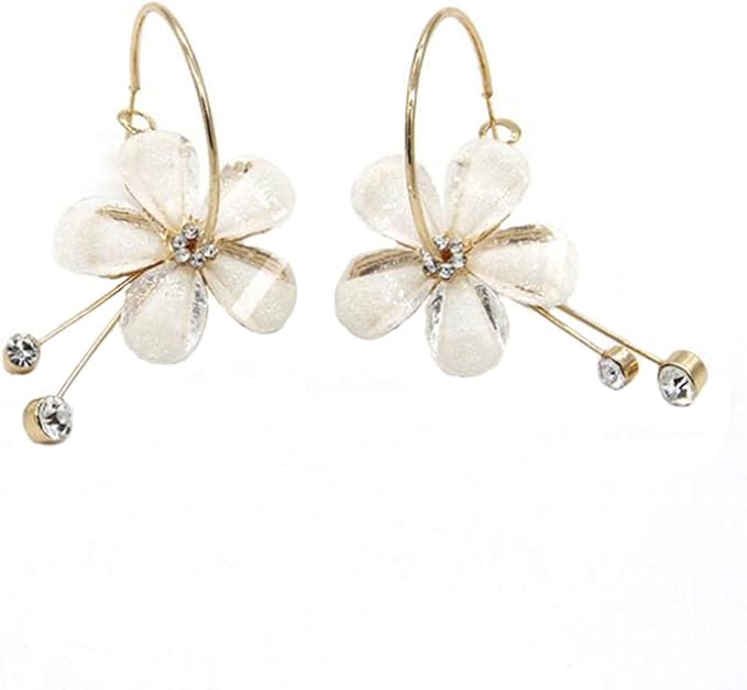 SONGLIN Women Camellia Flower Long Tassel