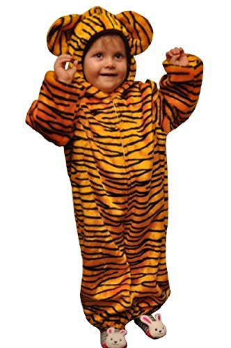 Fantasy World Tiger Halloween Costume, Fancy Dress Up, Sizes: 4t-7, Zo13