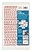Chartpak Self-Adhesive Vinyl Capital Letters and Numbers, 1/2 Inches High, Red, 201 per Pack (01012)