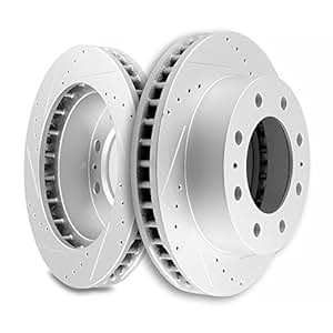 Amazon.com: SCITOO Brake Rotors, 2pcs Front Drilled Slotted Rotors