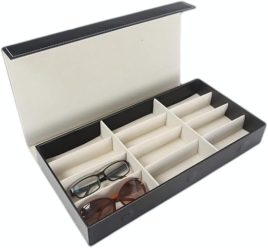 Contactsly-home Gafas de Sol del Organizador del Caso 12-Slot ...
