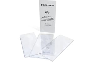 Preruner 100 Pack 2x4.25 Clear Welding Lenses, Replacement Welding Lens 2x4.25, Welding Hood Clear Lenses, Protects Auto-Darkening Lens, Meets Z87.1 Standard, Polycarbonate, Scratch-Resistant
