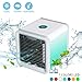 Simfonio Arctic Air Portable Air Conditioner, Mini Air Conditioner Fan 3 in 1 USB Air Cooler Personal Air Purifier Humidifier with 7 Colors LED Lights Cooling Desktop Fan for Home Office Bedroom