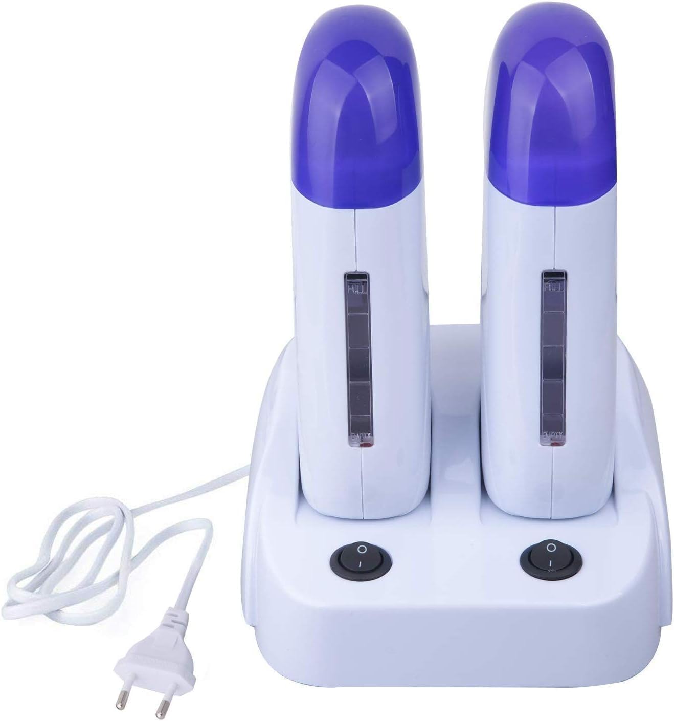 SQUADO - 2 x 40 W Professional Waxing Stick Roller Heats for Waxing Stick Durable Hair Removal with Roller Waxing