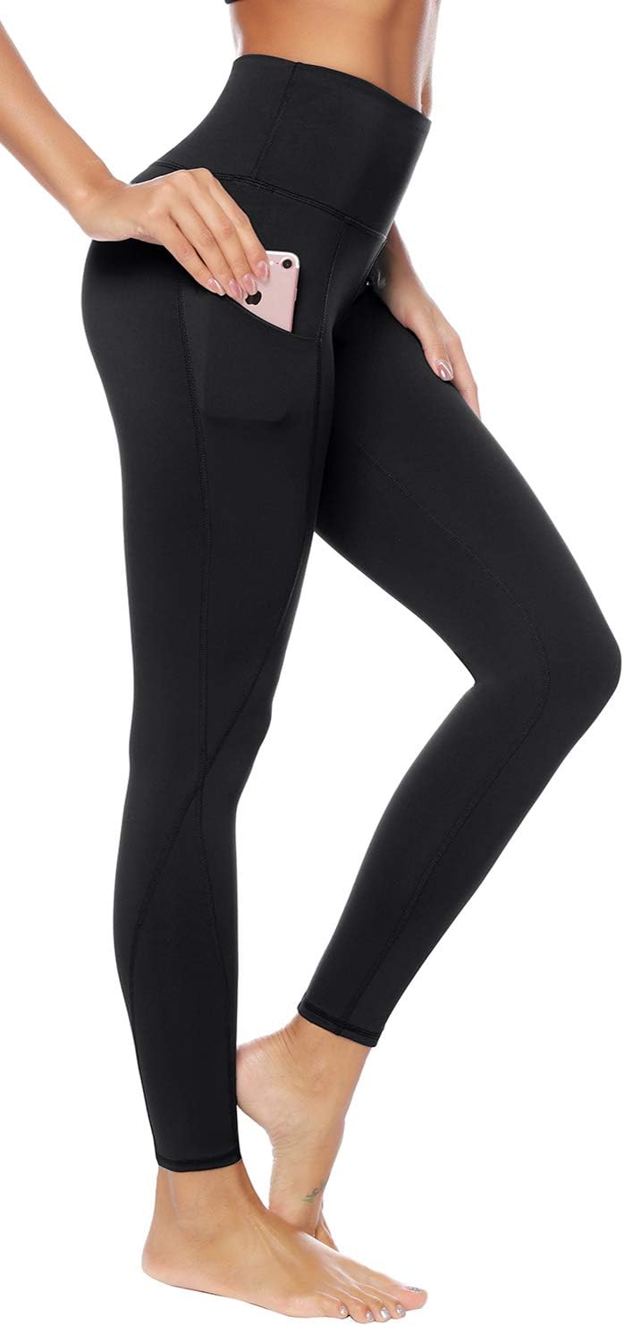 Yoga Pants for Women High Waist Workout Leggings with Pockets Casual Running Stretch Long Pants