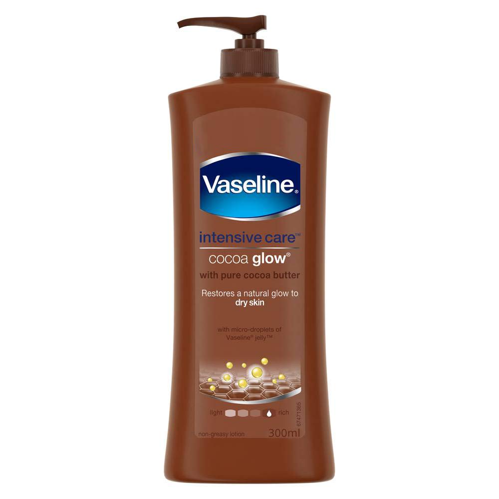 vaseline lotion glow