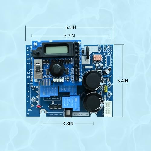 GLX-PCB-RITE Main Circuit Board & GLX-PCB-DSP Display Board，Fits The Hayward/Goldline Aqua Rite Saltwater Chlorinator，for Pool Chlorinators Replacement，Hayward aquarite Circuit Board