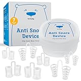 Anti Snoring Nasal Dilators - Set of 7 Premium Quality Nose Vents with Travel Case - Most Comfortable Snore Stop Solution