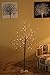 RainLeaf 48 LED Birch Tree Lights with Flexible Branches, Warm White, 4 Feet