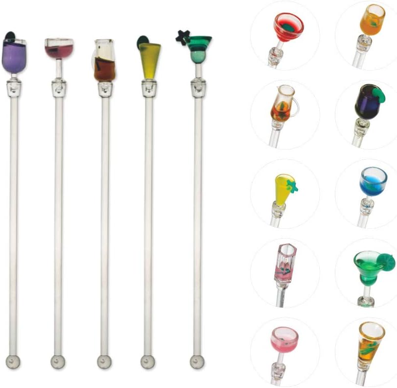 Xiton Cocktail Stirrer 10 Pieces Beverage Stirring Set Acrylique Cocktail Mixeur Melangeur Bar Fournitures Agitateur Ensembles D Accessoires De Bar Ustensiles Pour Bar Et Vin Centroarco Com