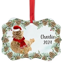 Buff Polish Chicken Christmas Ornament 2024