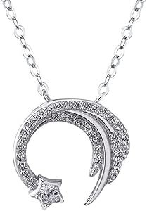 zhenfa Moda Collar joyería Plata 925 de meteoro Cadena de clavícula de