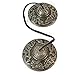 BEAUTIFUL TIBETAN BUDDHIST HEART CHAKRA TINGSHA CYMBALS REIK, I SPACE CLEARING