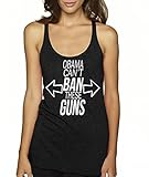 Obama Can't Ban These Guns Funny Women's Fitness Tank Top By Superior Apparel
