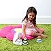 Flower Pillow to be Used as Floor Pillow or Decorative Pillow - Adorable Daisy Flower Shape and Color Pink - Large, Soft and Cozy Pillow for Floor Sitting, Playtents, Girls Bedroom Decor