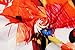 Suimiki Vintage Ruffle Plain Floral Printed Off Shoulder Bodycon Long Party Maxi Dress Orange A X-Large