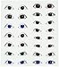 Roylco Eyeball Stickers, Large