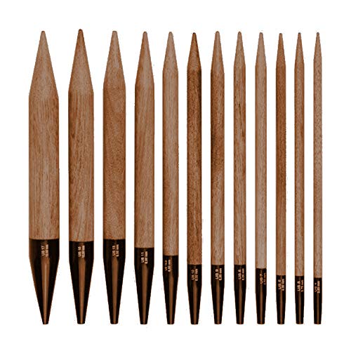 Lykke Driftwood Needle Tips, Interchangeable Umber 5 US, 3.5\