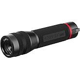 Coast GX20 1200 Lumen Waterproof Alkaline-Dual Power LED Flashlight with Twist Focus, Anti-Roll Cap and Textured Handle - Com