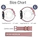 Tobfit Sport Bands Compatible with Fitbit Versa 2/Versa/Versa Lite/Versa SE, Soft TPU Wristbands Accessories for Women Men, Silver, Small