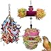 Rypet Bird Shredder Toys - Parrot Foraging Hanging Toy for Cockatiel Conure African Grey Amazon (3 Pack)