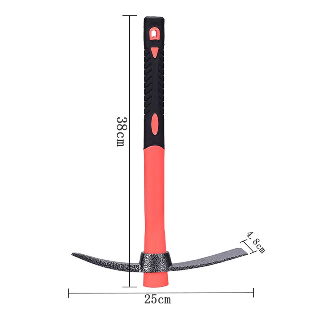 Gardening Digging Hoe Garden Tools Garden Double Hoe With Rubber Handle Hpory Iron Digging Hand Fork
