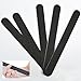 GREEN FABWOOD Double Sided Nail Files Emery Board Grit Black Gel Cosmetic Manicure Pedicure 5 pcs
