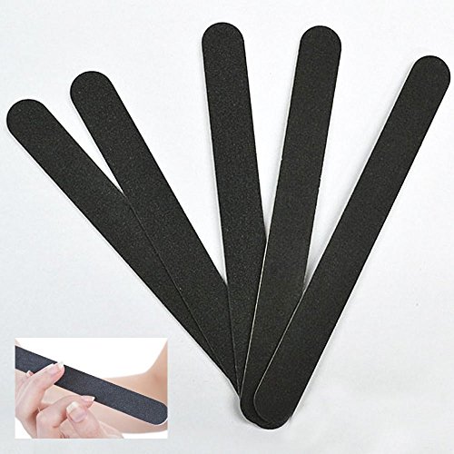 JOVANA New 10 Double Sided Nail File Black Lot Manicure Pedicure Tool Gift - Thumbnail 3