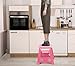 ACKO Folding Step Stool for Adults and Kids 16 Inch Stool Non Slip Step Stool Folding Heavy Duty Plastic Foldable Stepstool, Step Stools Hold Up to 300lb Stepping Stool Pink 1 Pack