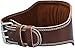 RDX Weight Lifting Belt Leather, 6” Padded Lumbar Back Support, 10 Adjustable Holes, Bodybuilding Training, Powerlifting Deadlifts Workout Squats Exercise, Home Gym Fitness Equipment