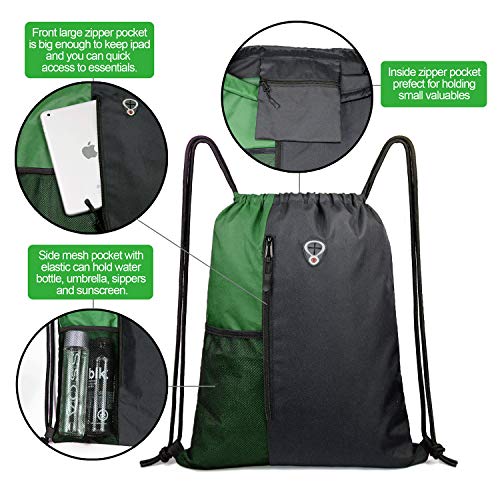 3 Drawstring+Backpack+Sports+Children+Pockets