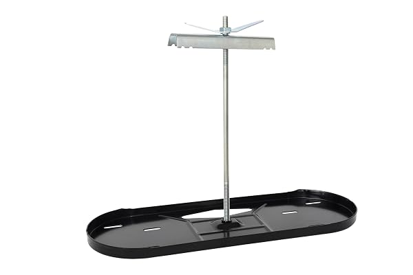 FLAME KING DUAL RV PROPANE TANK CYLINDER RACK FOR RVS AND TRAILERS FOR 40LB TANKS – KT40MNT (TANKS SOLD SEPARATELY)