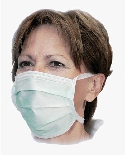 50x Anti Swine Flu Surgical Non-Woven Disposable Earloop Face Masks