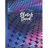Sketch Book: A Largel Journal Notebook for Drawing, Writing, Painting, Sketching or Doodling. Sketchbook for Sketch Artist. Vol_19: 110 Pages, 8.5x11 ... Abstract Design Cover with Custom Interior)