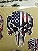 Variety Pack of Small Spartan Helmet Skull Molon Labe Decal Sticker Sniper USA Flag(4 Pack)