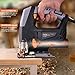 TACKLIFE Classic 5.0 Amp 3000SPM Jigsaw, Adjustable Speed (1-6 dial) & Bevel Angle (0°-45°), 118-inch Cord Length, Pure Copper Motor, Dust Extractor, Rip Fence - PJS03A