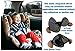 Big Ant Car Seat Sunshade Covers, Infant Car Seat UV Protection Cover Protector + Bonus Car Window Sun Shade Keep Baby Toddler Cool and Safety