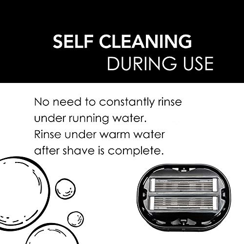 Classic Omnishaver Black The Fastest Way to Shave Head, Legs, Arms