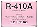 Diversitech R-410A Cylinder Tank Label (04410)