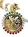 Fran & Co. Gold Plated Coin Centenario Mexicano Moneda 50 Pesos Pendant Chain CZ Oro Cadena 26”