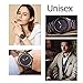 MUJUZE Wood Watch,BIOSTON Natural Handmade 47.5mm Size Sandalwood Quartz Wooden Wrist Watches Men with Luminous Pointer