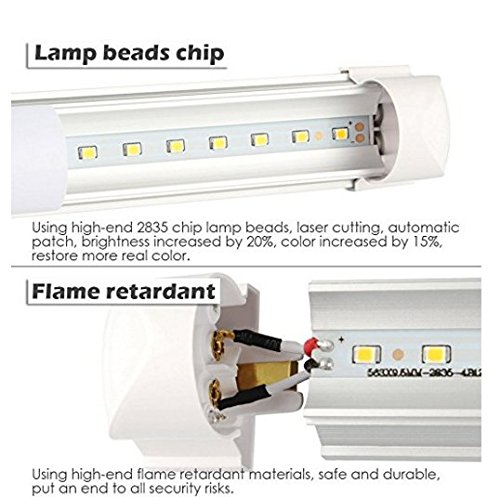 image for BCD 25pcs T8 Led Light Tube, 2ft 3ft 4ft, G13 3000K, 6000K, 110V-240V 