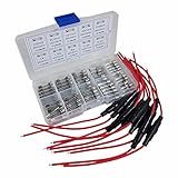 DIGITEN 5x20mm AGC Fuse Holder Inline Screw Type with 22 AWG wire + Fast-blow Glass Fuses Quick Car Glass Tube Fuses Assorted Kit 100ma 200ma 250ma 300ma 500ma 1a 1.5a 2a 3.15a 6.3a