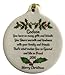 Godson Love 2016 Porcelain Christmas Ornament Rhinestone Special Bond
