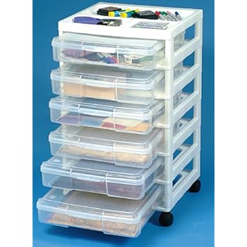 Amazon Com Iris 150815 6 Drawer Cart 14 5 16 X15 7 8 X26 13 16
