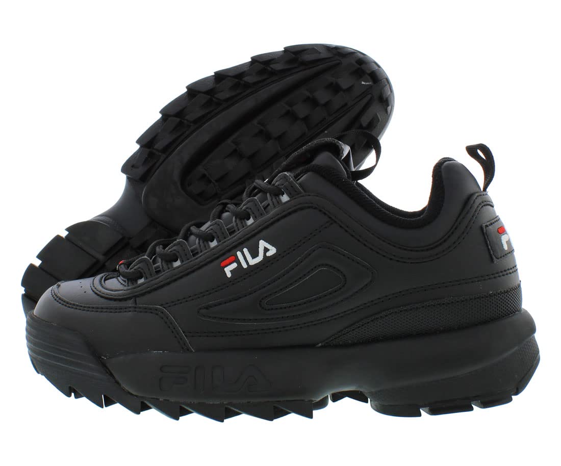 Fila Girls Disruptor II Faux Leather Dad Sneakers