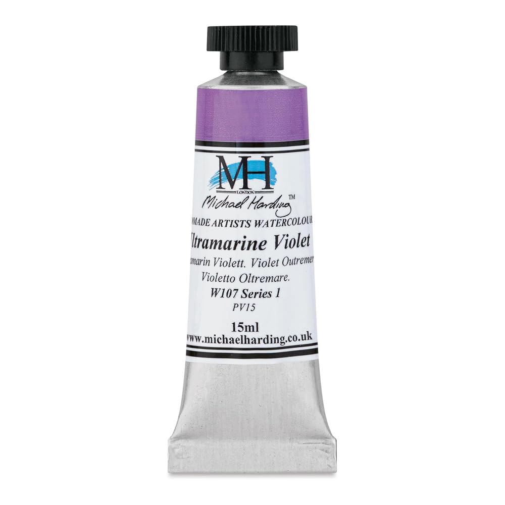Michael Harding Professional Watercolors - 15ml Tubes (Ultramarine Violet)