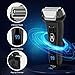 BriGenius Men's Electric Foil Shaver, USB Rechargeable Cordless Electric Razor with Pop-Up Beard Trimmer, Wet Dry Shaver 3 Blades